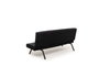 Atelier Del Sofa Zola - Sofá-Cama de 3 Plazas Negro